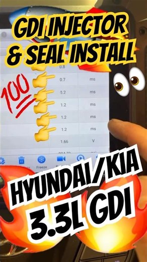 Hyundai/Kia 3.3L GDI Injector & Seal Fix | Did It Work?🔧🔥