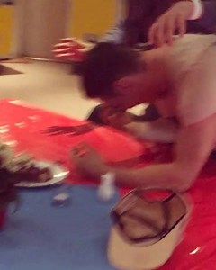 14K views · 248 reactions | Erst Senf-Anschlag von Christoff ... dann Mohrenkopf-Fight mit DDC Breakdance  .... wenigstens sind wir richtig erwachsen!  #backstage #catering #mitessenspieltmannicht #gesichtsmaske #kindsköpfe #dasgrosseschlagerfest #imherzennoch12 #fun #crazytimes | Ross Antony | Facebook