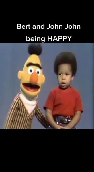 Classic Sesame Street Happiness with Bert and John John