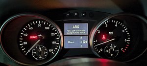 Multiple errors appear inthe instrument cluster