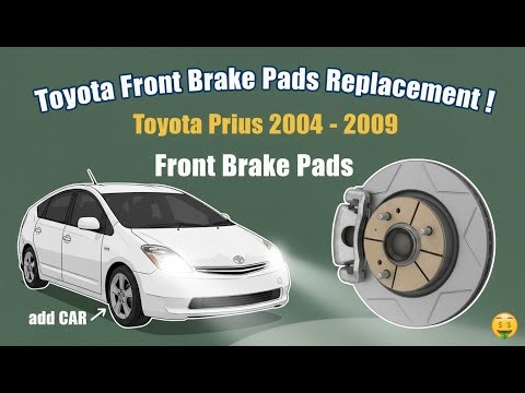 DIY: Toyota Prius (2004-2009) Front Brake Pads Replacement Guide | Gen 2 Hybrid Brake Job