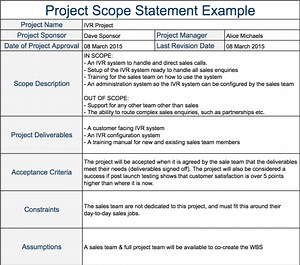 What is a scope statement of a project? [2025] | QAQooking.wiki