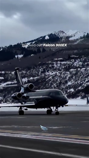 Falcon 900EX in Aspen — 4,500 nautical miles of range, three engines, and a paint scheme that steals every frame. Charter enquiries: WA 44 7539 900817 🎥: @ase_taxiway #avianese | Avianese