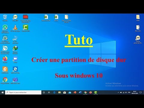 Tuto Windows 10 - créer une partition de disque تقسيم القرص الصلب