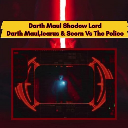 Darth Maul,Scorn and Icarus Vs Janis Police Force #darthmaul#shadowlord#jedi#starwars#mandalorian