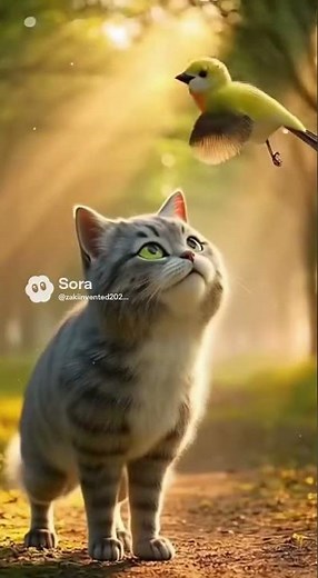 Best Friends Fur-ever: A Cat and a Bird