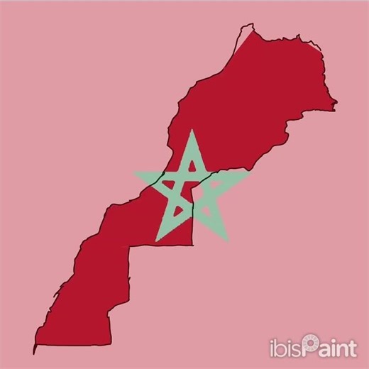 Drawing Map Of Morocco 🇲🇦 | #drawing #art #drawingtutorials #shorts