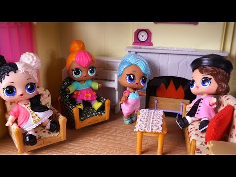 LOL SURPRISE DOLLS Barbie Babysits New Lol Doll From School Named Posh Lol Surprise Dolls