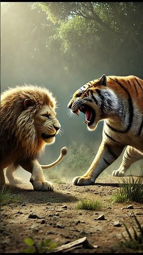 Epic Lion vs Tiger Showdown! 🦁🐯 Ultimate Jungle Battle in Stunning 8K Animation!