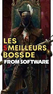 TOP 5 DES MEILLEURS BOSS DE CHEZ FROMSOFTWARE #eldenring#sekiro #fromsoftware#darksouls #bloodborne