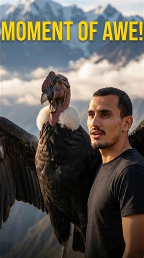 Andean Condor s Loud ScreamNear Me! 🦅😳 #andeancondor #wildlife #funny #shorts #youtubeshorts #animal