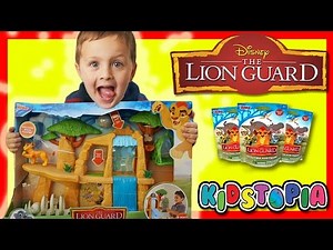 Landon's Toy Review: Disney's The Lion Guard Playset and The Lion Guard Blind bags