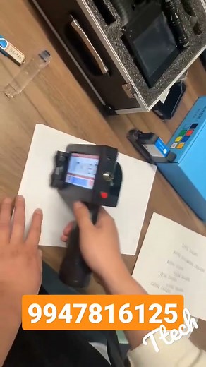 WORLDS MOST AFFORDABLE TOUCH SCREEN BATCH CODING MACHINE / LOW COST MRP PRINTER / HAND HELD PRINTER