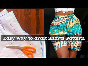 How to draft Shorts pattern for Curvy Women. (Well detailed and Easy to understand!)