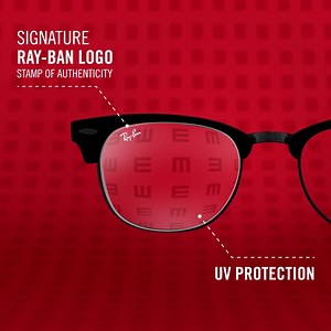 You have your favorite Ray-Ban frame. There's now an authentic Ray-Ban clear lens to match. | LensCrafters