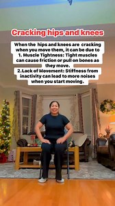 Cracking hips and knees: these movements will unlock the hips and knees #healthtips #reels #physicaltherapy #senior #everyone #exercise #fblifestyle | Doc H.