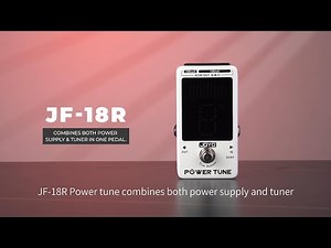All-in-One Game Changer: JF-18R Power Supply + Tuner Pedal Combo!