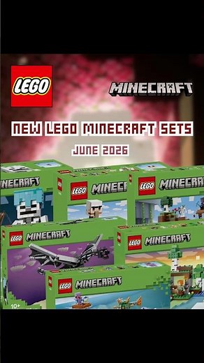 NEW LEGO MINECRAFT sets💚 June 2026