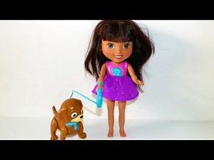 Dora And Perrito.Dora Doll & Perrito Puppy Train and Play toy