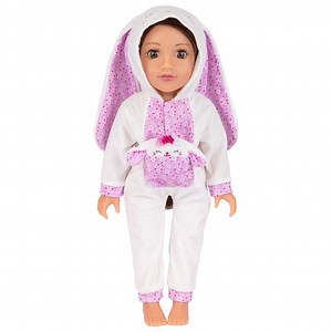 Buy DesignAfriend 18 Inch Flower Bunny Doll Outfit | Doll accessories | Argos