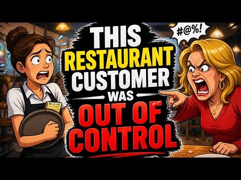 This Restaurant Customer Was OUT OF CONTROL