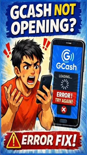 GCash Not Opening? | ERROR FIX (short) #shorts #gcash #tutorial