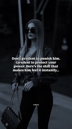 The Femme Love Lab on Instagram: "Most women go quiet to get a reaction. High-value women go quiet to come back to themselves. There’s a moment when you finally realize that your silence isn’t a game. It’s a boundary. It’s protection. It’s clarity returning to your body after you’ve given too much. And the crazy part is this… Men feel the difference. Silence from insecurity pushes him away. Silence from alignment pulls him closer. Because aligned silence comes from a woman who is no longer react
