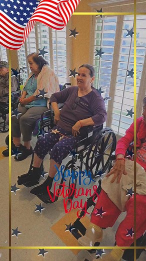Whoooo hooo! Fun fun dance 💃. Happy Veterans day ❤️ 💕 🥳 | Nazareth Living Care Center Nursing Home & Rehabilitation Center