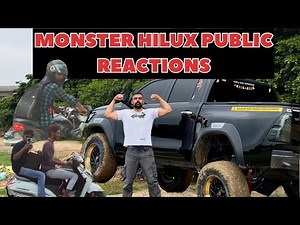 Crazy public reaction | Toyota Hilux | Intolerable Jaat X Deepam Sehrawat | Monster Hilux 4x4 |