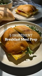 79 reactions · 6 comments | Do the work once, eat well all week  These 5-ingredient breakfast sandwiches from @kaylacappiello are the easiest way to make mornings smoother (and tastier). Pro tip: switch up your toppings to keep it fun—avocado + sriracha one day, everything seasoning + chives the next! | Eggland's Best Eggs | Facebook