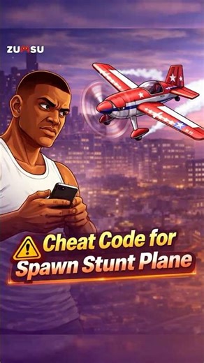 GTA 5 Spawn Stunt Plane Cheat Code #gta5 #cheatcodes #shorts
