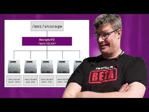 MergerFS - Really large storage pool locally.