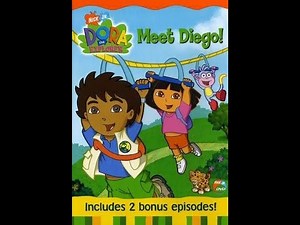DVD Opening #112.5:Opening To Dora The Explorer: Meet Diego 2003 DVD