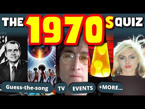 Do You Remember the 70s? 🧠 Play The 1970s Trivia Quiz Game ✅ Test your memory! 👑 PART 1