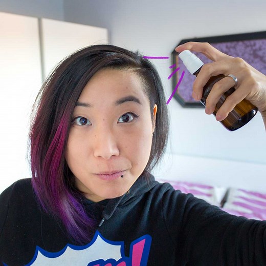 How to make hairspray with only 2 ingredients - Wasteland Rebel