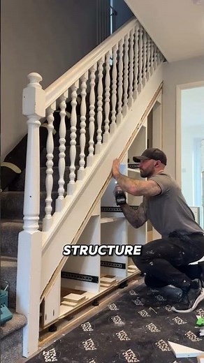 The Smart Way to Upgrade Under Stair Storage #homeimprovement #DIY #storage