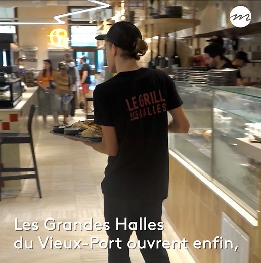 113K views · 1K reactions |  Ça y est ! Les Grandes Halles du Vieux-Port ont ouvert leurs portes à Marseille. Coquillages, rôtisserie, pizzas... on vous emmène faire le tour des échoppes ⤵ | Made in Marseille | Facebook