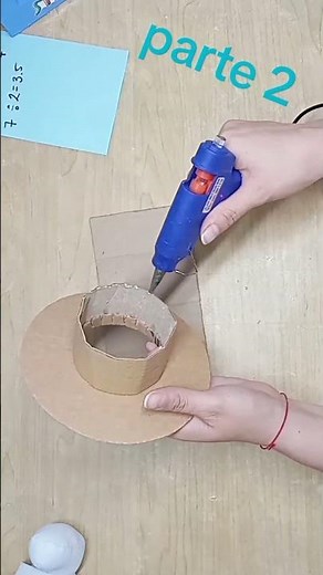 🙂🎩base para SOMBRERO LOCO 😁👌🏻 PARTE 2 #diy #manualidades #sombreroloco #tutorial #fypviral