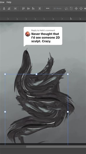 Replying to @Helk - omg you are in for a treat! 😁🖤 #gothicart #arttimelapse #artreveal #artprocess #creaturedesign