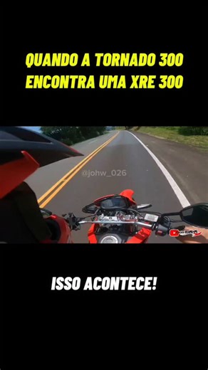 JOHW MOTOS on Instagram: "TORNADO 300 VS XRE 300 #moto #honda"