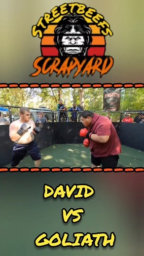 Real life David vs Goliath #superheavyweight #STREETBEEFS #fights #boxing | Steve Hagara