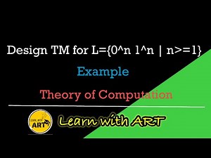 Design Turing Machine for L={0^n 1^n | n=1 & onwards }