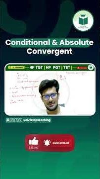 Conditional vs Absolute Convergence 🔥 | Calculus in 60 Sec 🤯