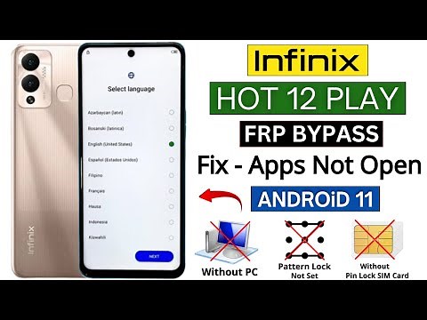 Infinix Hot 12 Play (X6816) Frp Bypass Android 11 2025 Without PC | Without Xshare Apk 100% Done