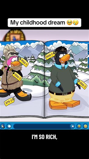 Throwback 🥲 New club Penguin #asmr out now! #clubpenguin #comedy | club penguin