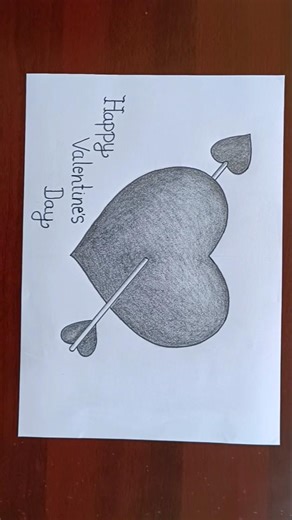 Valentine's Day Special Drawing / Cupid Drawing Easy Steps #ytshorts #shorts #viralshorts