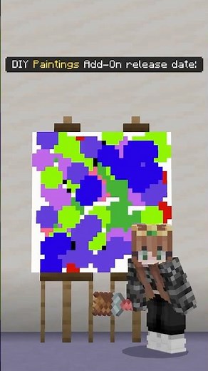 Painting is coming to Minecraft Bedrock on... #minecraft #painting #DIYPaintings
