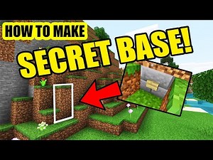 How To Make Secret Base Door With Buttons In Minecraft (EASY) 1.18. 1.19