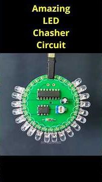 Amazing LED Chasher circuit | Electronic Project