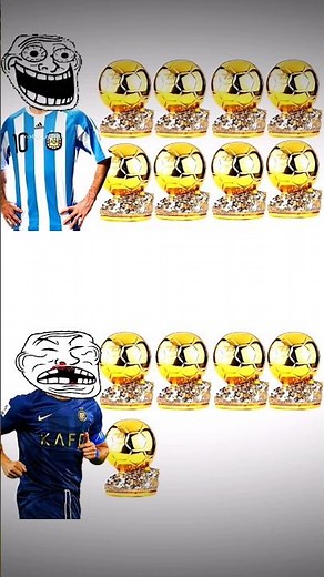 Messi vs Ronaldo all trophies.#shorts #viral #football